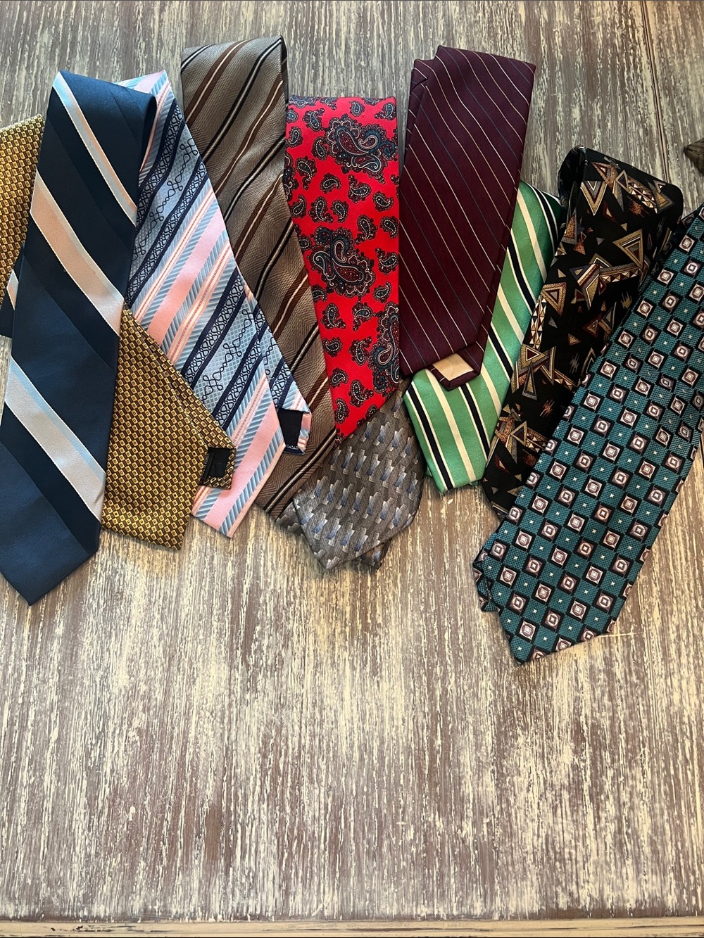 Assorted Men's Neckties - Multi-Color Classic Styles. Assorted brands.